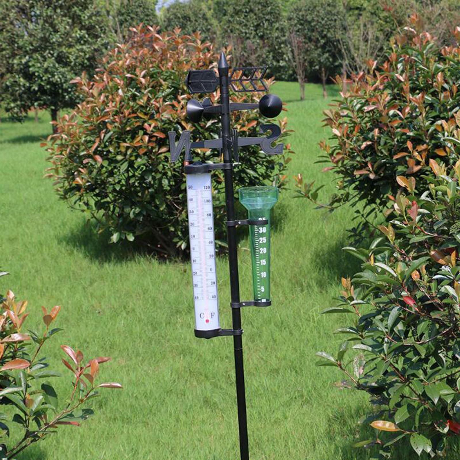 Garden Weather Station - Weather station Rain gauge Wind thermometer
