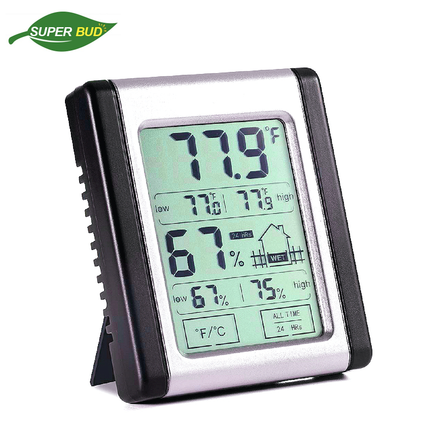 Garden Weather Station - Digital Indoor Thermometer Hygrometer with Humidity