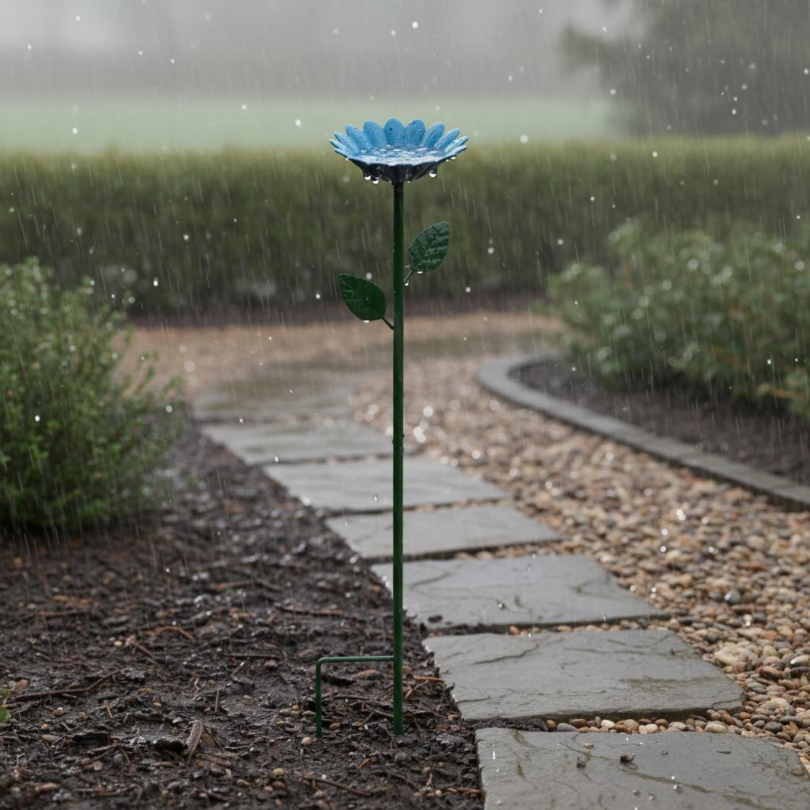 Garden Weather Station - 4 Pieces Bee Watering Stake Foliage