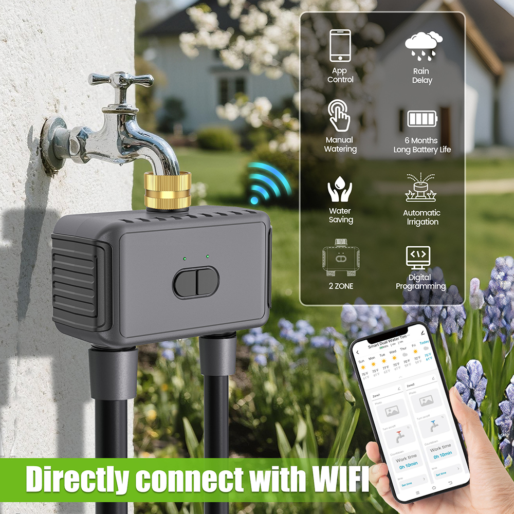 Wifi Automatic Water Timer Dua - Smart Garden Technology review and price