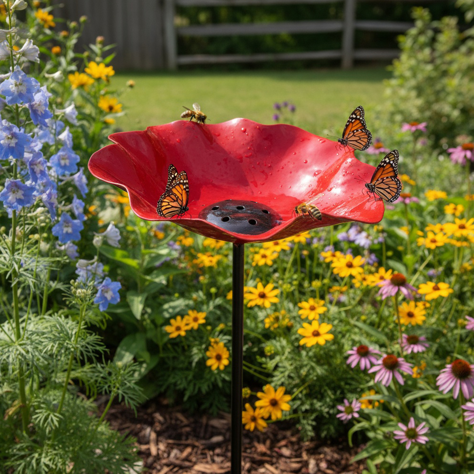 Bee Watering Station Metal Flo - Garden Weather Station review and price