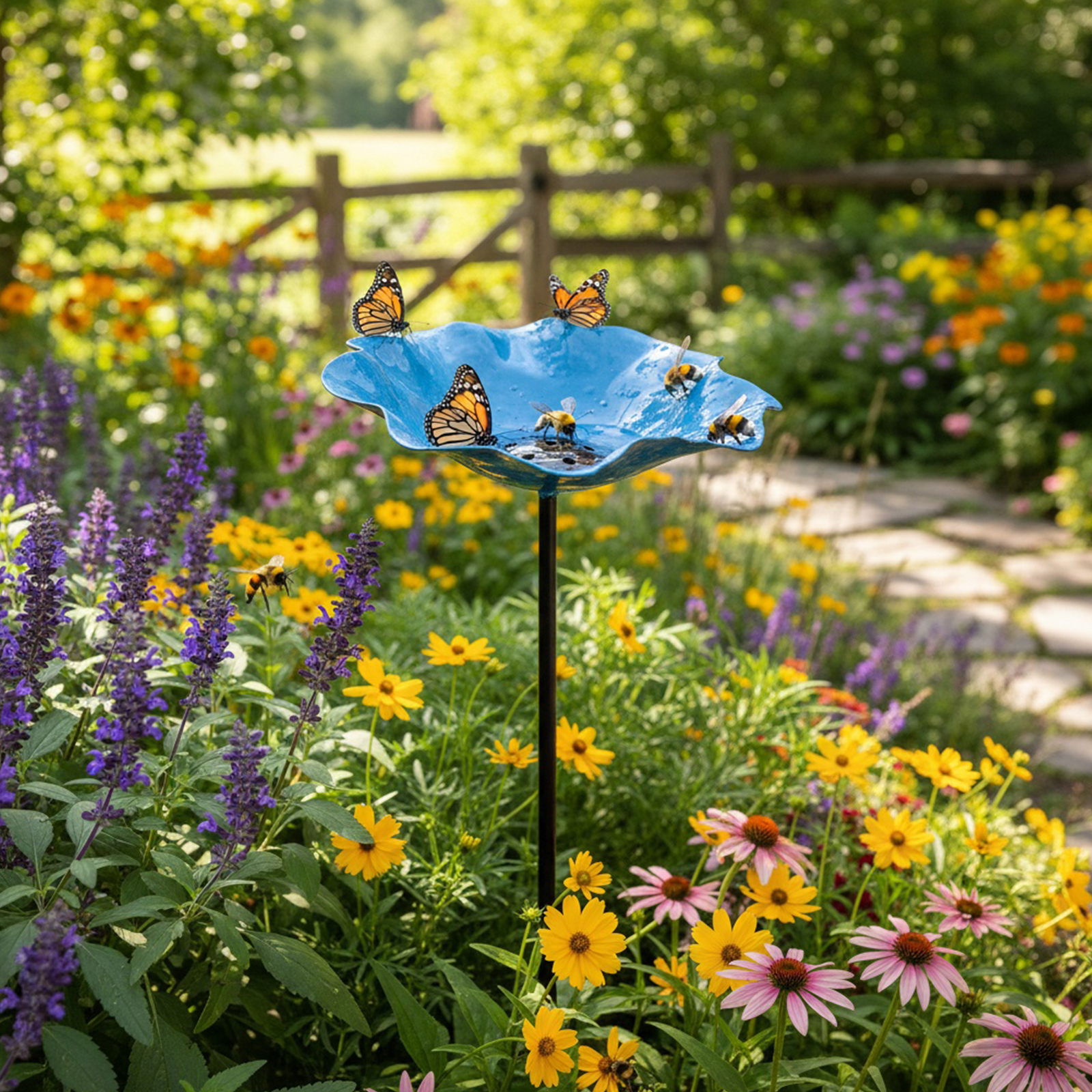 Bee Watering Station Metal Flo - Garden Weather Station review and price
