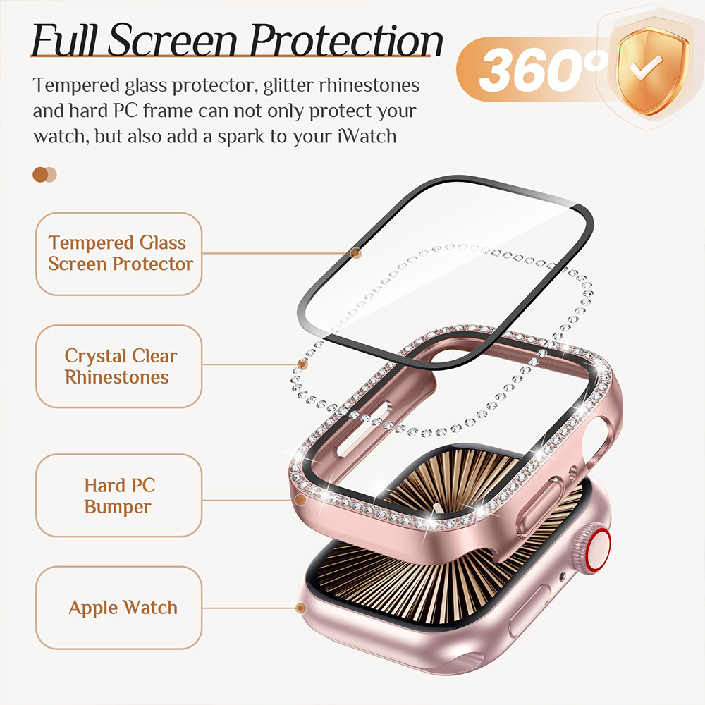 Diamond Case+Glass For Apple w - Smart Garden 9 review and price