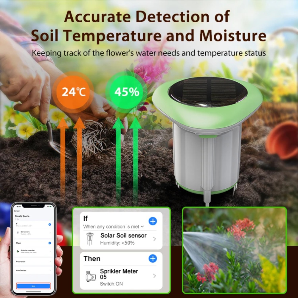Smart WiFi Solar Soil Tester M - Garden Weather Station review and price