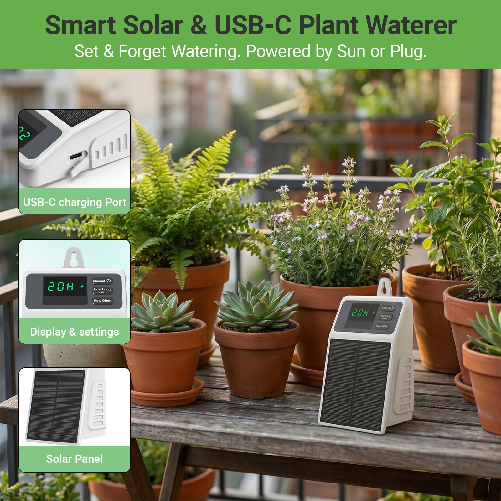 Upgraded Solar Drip Irrigation - Smart Garden Technology review and price