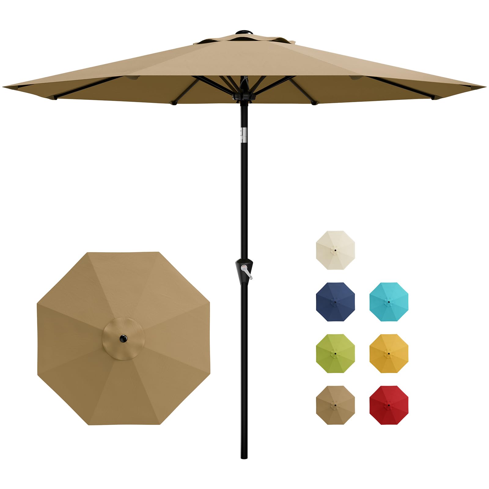 9FT Patio Umbrella - Outdoor T - Garden Weather Station review and price