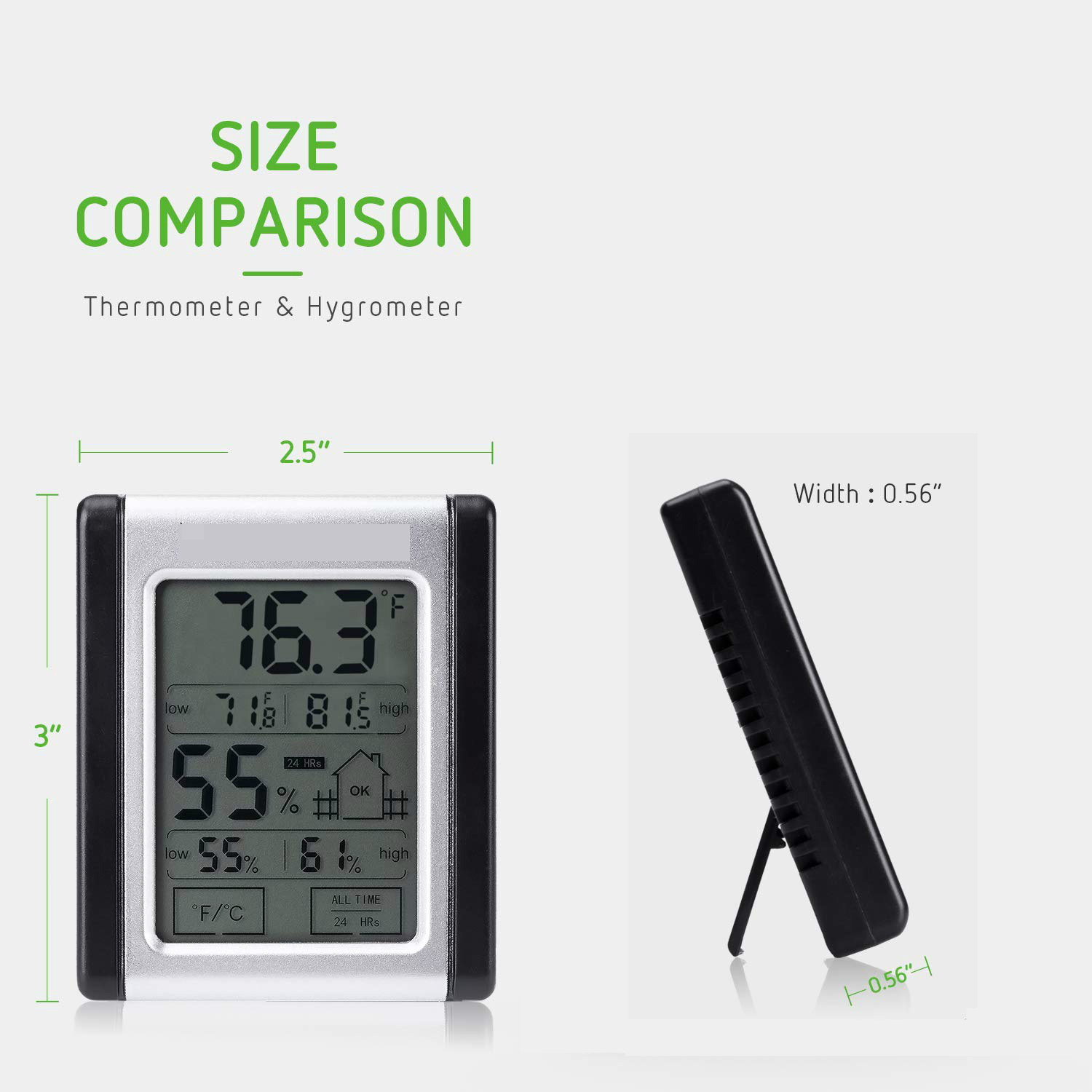 Digital Indoor Thermometer Hyg - Garden Weather Station review and price
