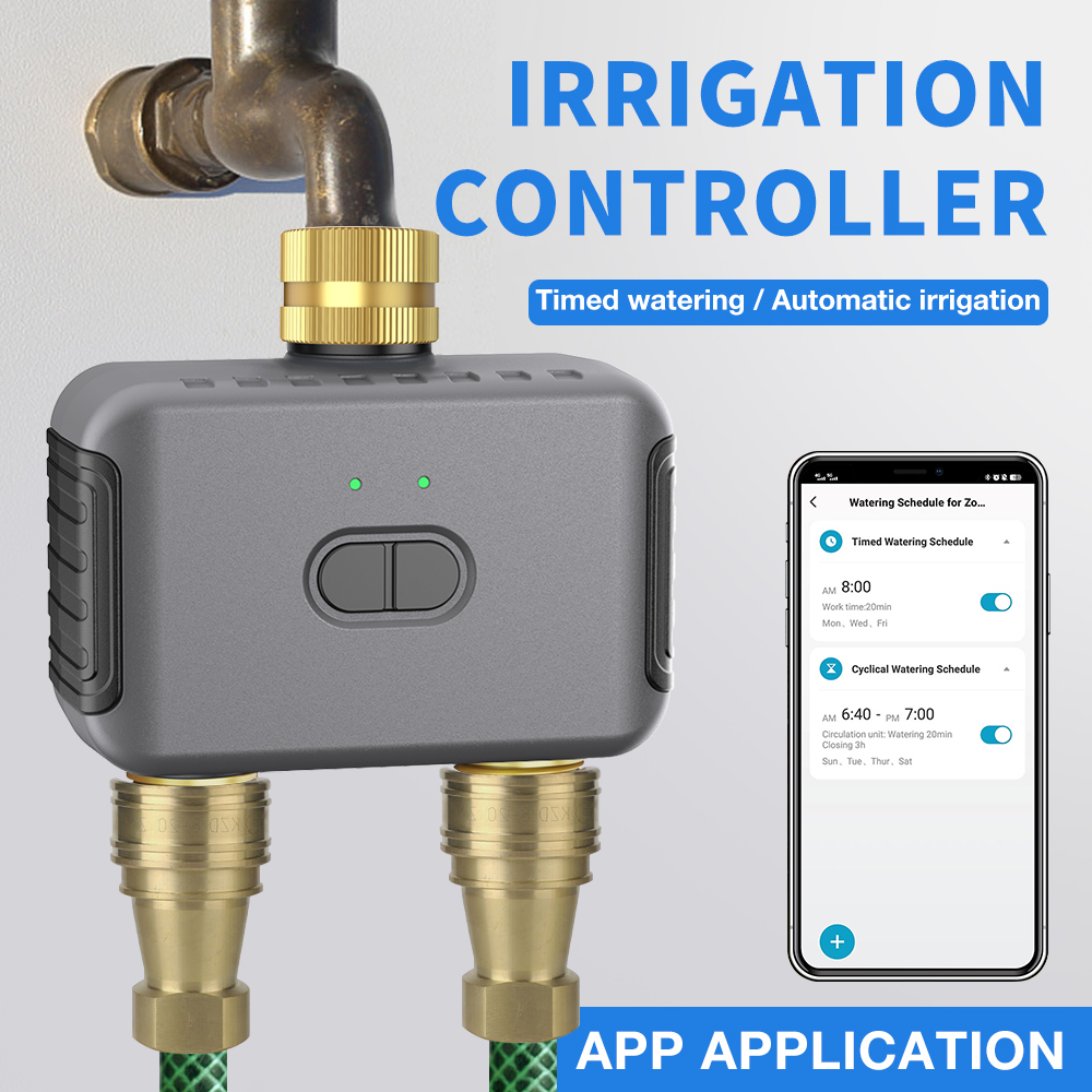 Tuya 2 Zone Watering Timer Gar - Smart Garden Technology review and price