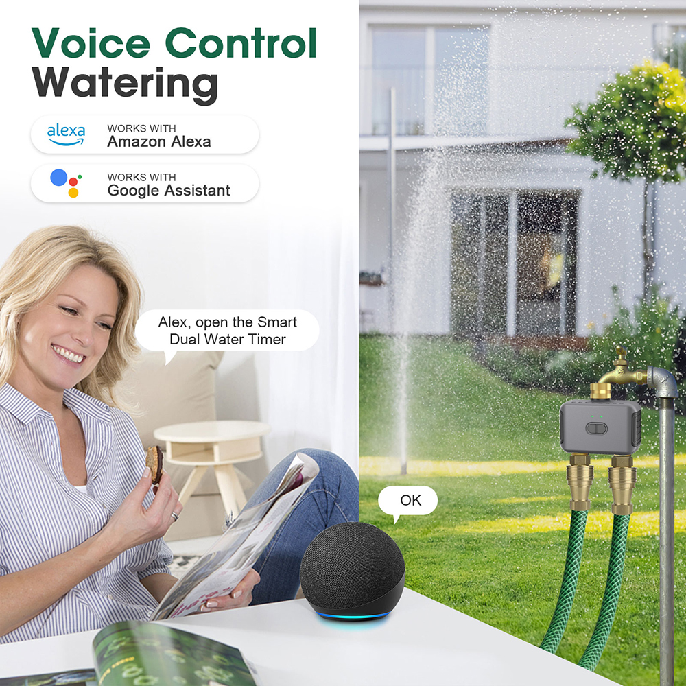 Tuya 2 Zone Watering Timer Gar - Smart Garden Technology review and price